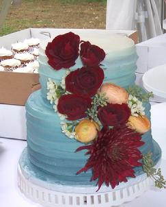 wedding cake flowers